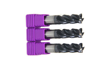 Solid Tungsten Carbide CNC End Mill / 4 Flute End Mill for Stainless Steel