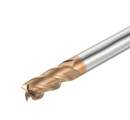 4 Flute Carbide End Mill Cutter Untuk Pengolahan Berkecepatan Tinggi Dari Hard Materials