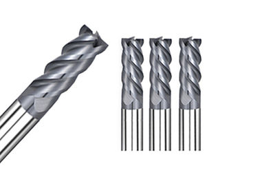 HRC68° Kecepatan Tinggi Kekerasan Tinggi Flat Carbide End Mill Cutter