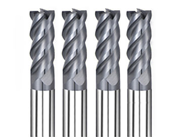 Tungsten Carbide End Mill Cutter Dengan Sudut Khusus Untuk Perawatan Panas Presisi Tinggi Die Steel