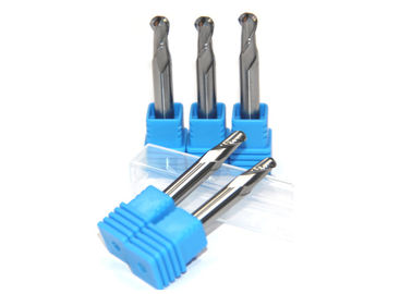 HRC50° Tiga Flute Ball Nose End Mill Efisiensi Tinggi Aluminium Ball Nose Drill Bit