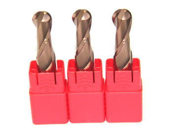 Ball Nose End Mill Cutter Dengan Tungsten Carbide Material Untuk Pengolahan Umum